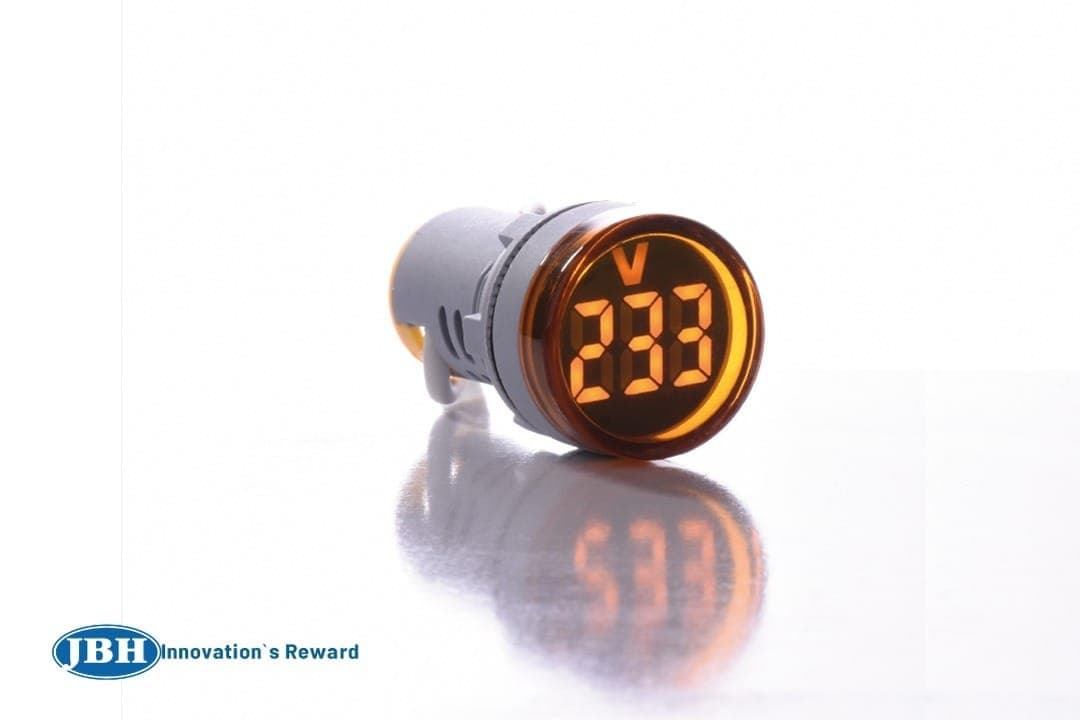 چراغ سیگنال ولت متر JBH گرد قطر22 20V-500V AC | خرید با گارانتی معتبر