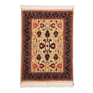 فرش دستبافت یک و نیم متری طرح افشان کد 4040658 — تصویر ۲