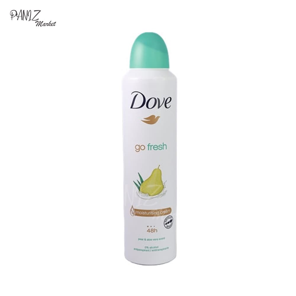 اسپری بدن داو مدل گلابی و آلوئه ورا Go Fresh(250 میل)