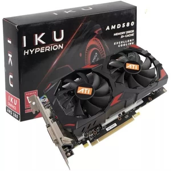 کارت گرافیک IKU AMD RADEON RX 580 8G RGB