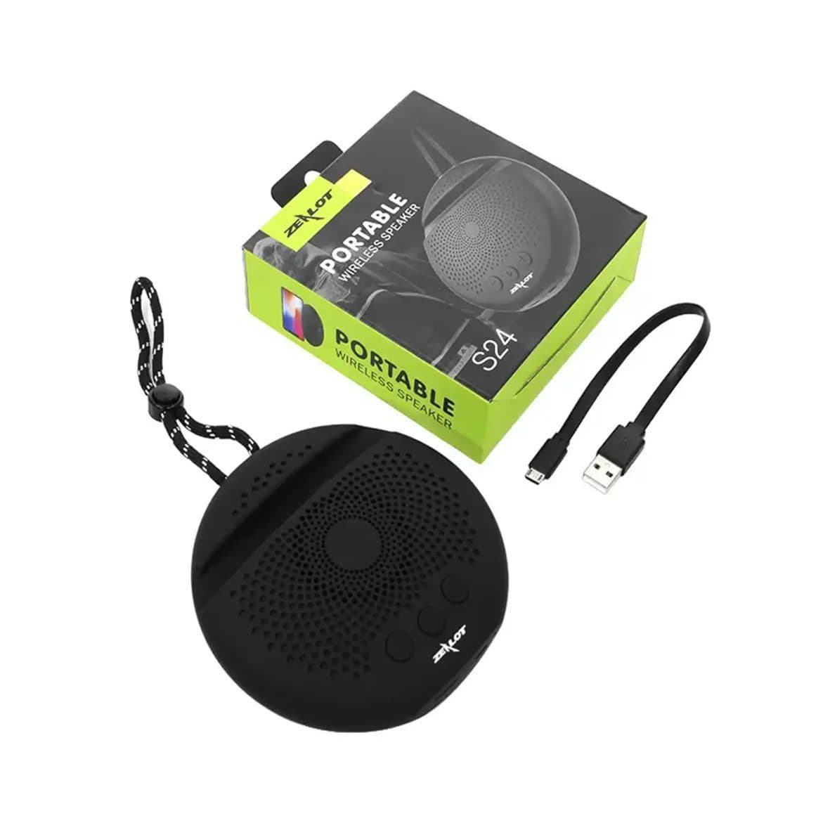 اسپیکر بلوتوثی قابل حمل زیلوت مدل ZEALOT S24 — تصویر ۸