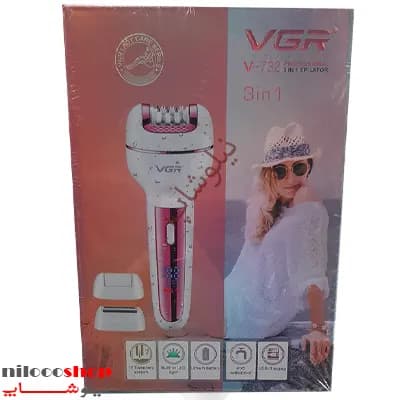 اپیلاتور 3 کاره ی وی جی آر مدل V-732 — تصویر ۵