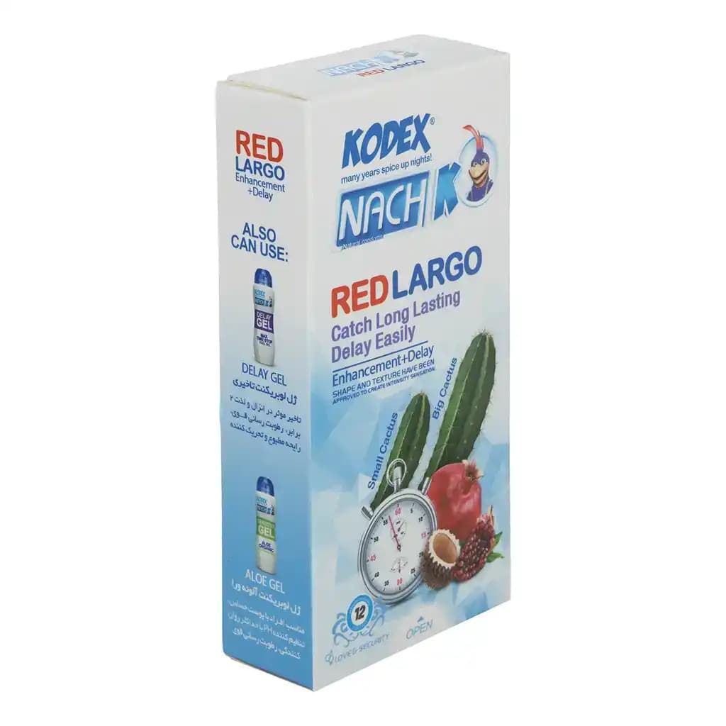کاندوم کدکس مدل Red largo بسته 12 عددی — تصویر ۶