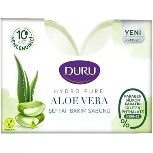 صابون دورو DURU شفاف ( با رایحه آلوئه ورا )