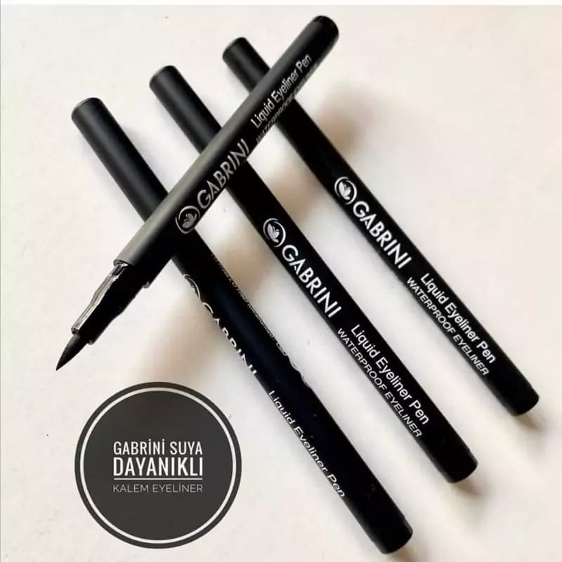 خط چشم ماژیکی گابرینی مدل Liquid Black Eyeliner Pen — تصویر ۵