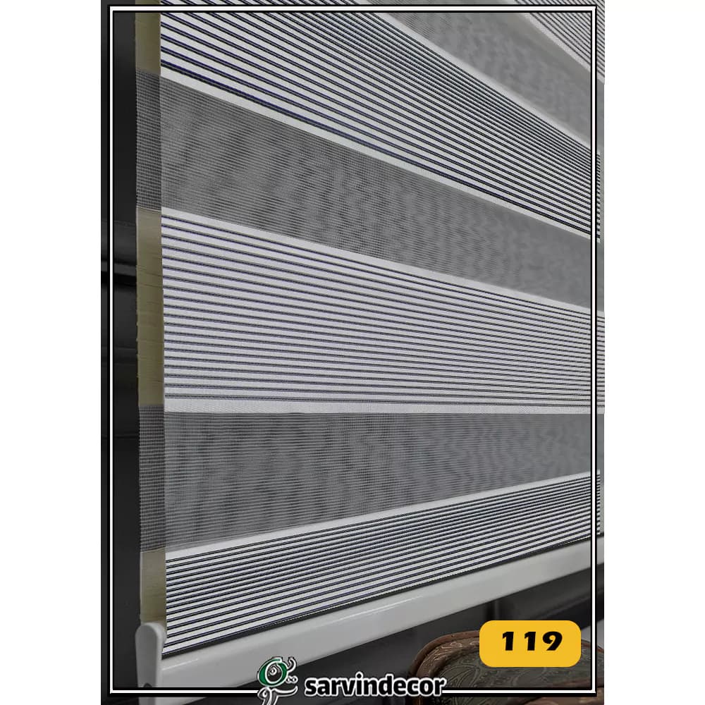 پرده زبرا پلیسه ریز 5006 در 4 رنگ — تصویر ۵