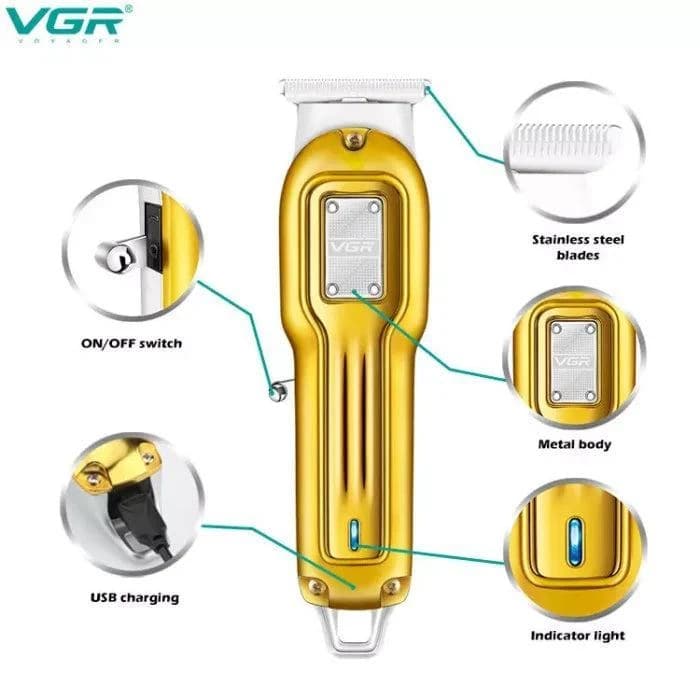 ماشین اصلاح موی سر و صورت خط‌زن‌ وی جی آر مدل V-919 — تصویر ۳