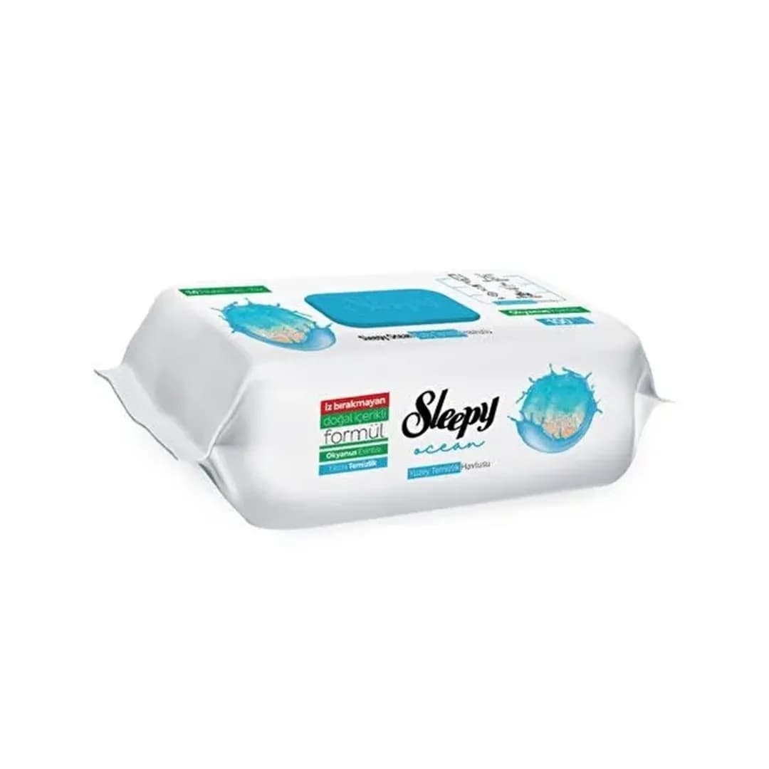دستمال مرطوب اسلیپی Sleepy رایحه اقیانوس بسته 100 عددی