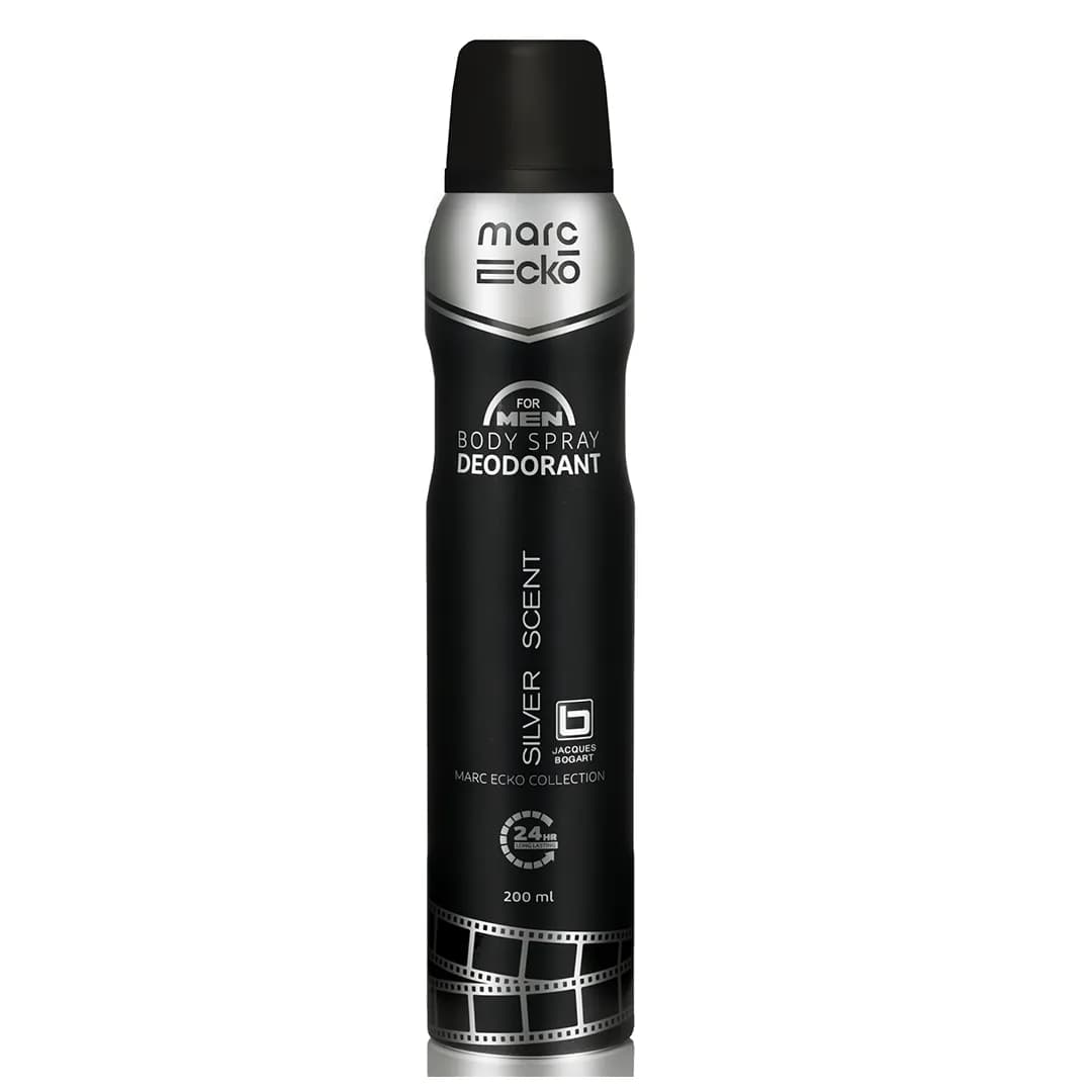 اسپری بدن مردانه مارک اکو مدل سیبور سنت SILVER SCENT حجم 200 میل marc ecko — تصویر ۲