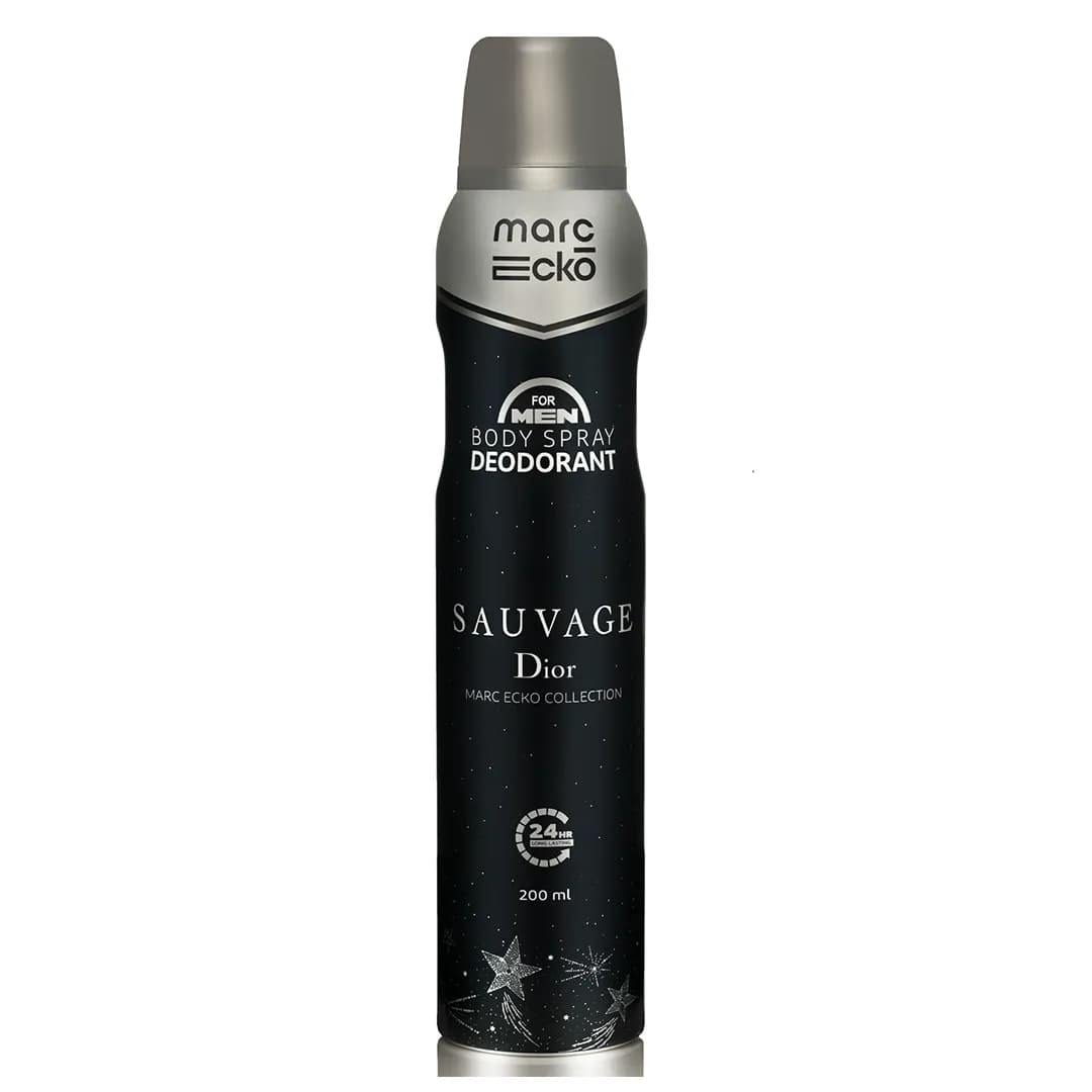 اسپری بدن مارک اکو مدل ساوج دیور SAUVAGE DIOR حجم 200 میل marc ecko