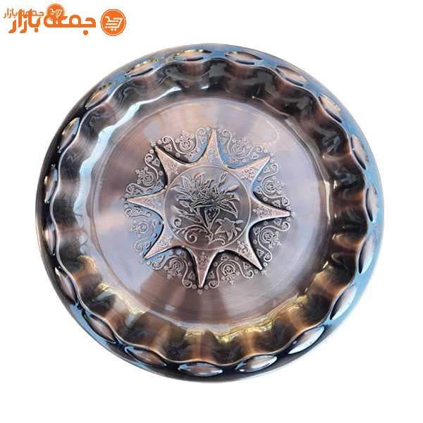 سینی طرح مسی مدل ستاره 40 سانتی متری