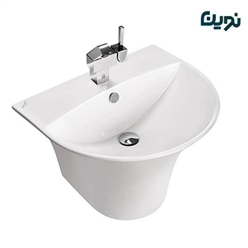 روشویی وال هنگ چینی کرد مدل کانسپت