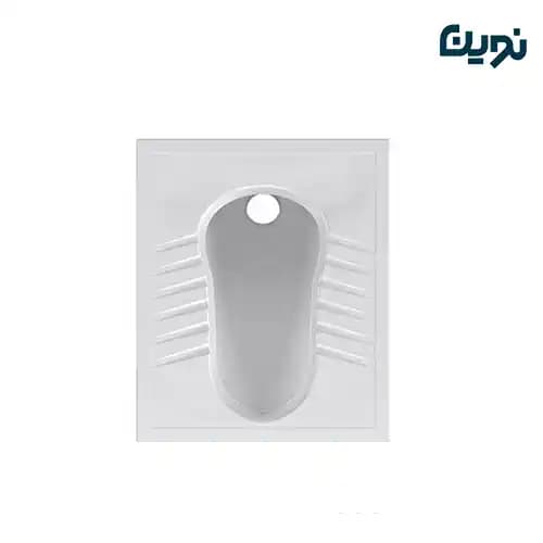 توالت زمینی چینی کرد مدل آرین ریم بسته