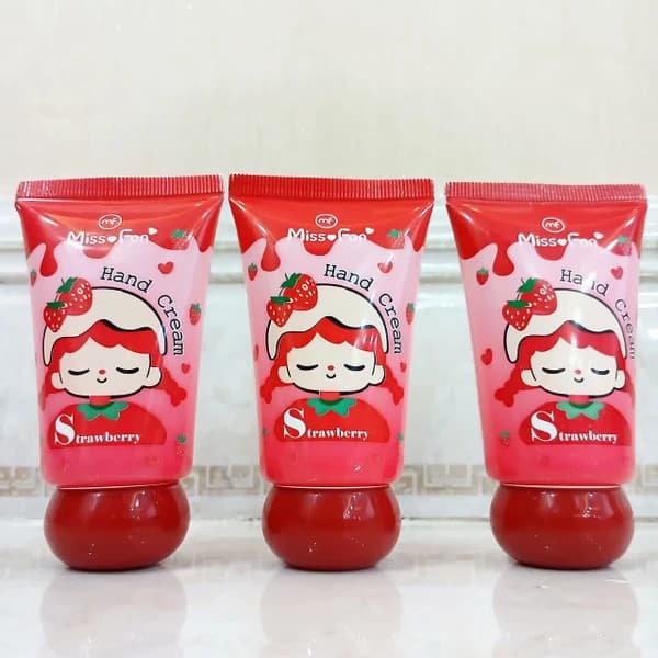 کرم دست Miss Fon رایحه توت فرنگی | Miss Fon hand cream, strawberry scent