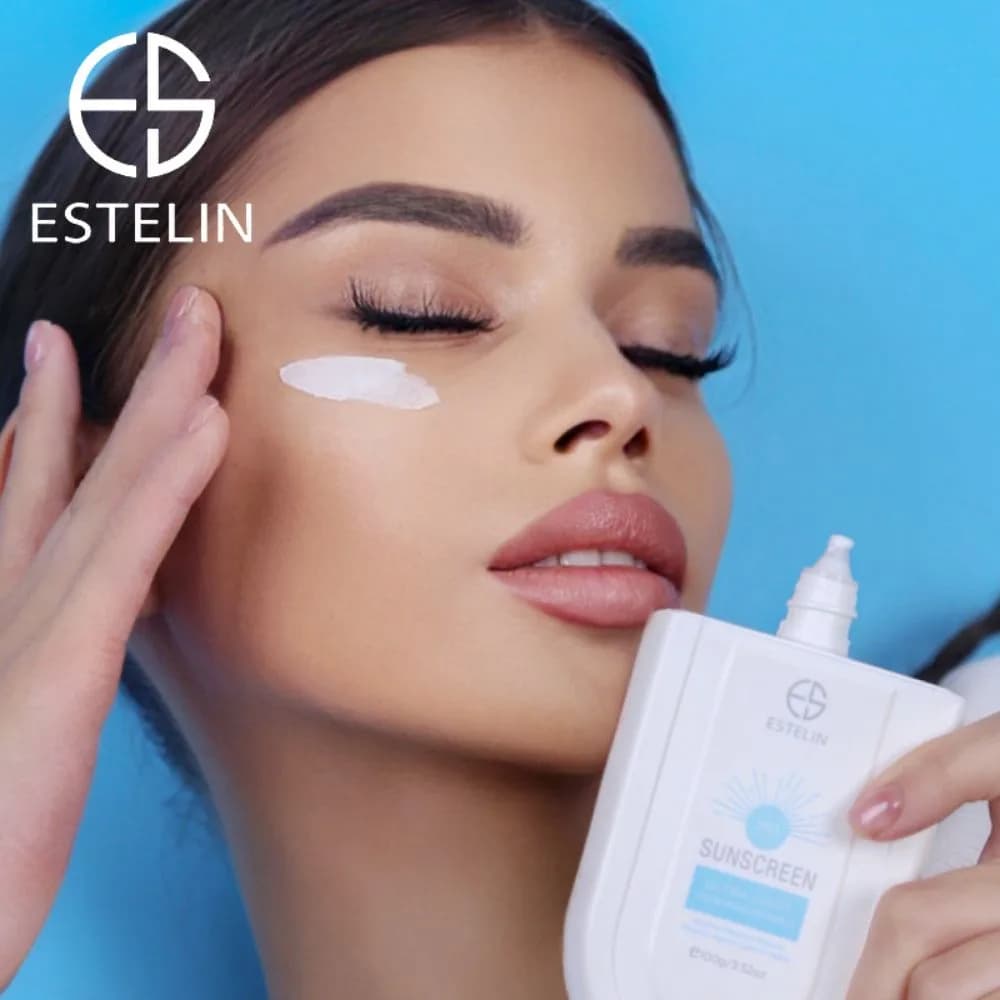 کرم ضدآفتاب استلین SPF80 بی رنگ 100 میل ا Sunscreen Estelin SPF80 — تصویر ۱۱