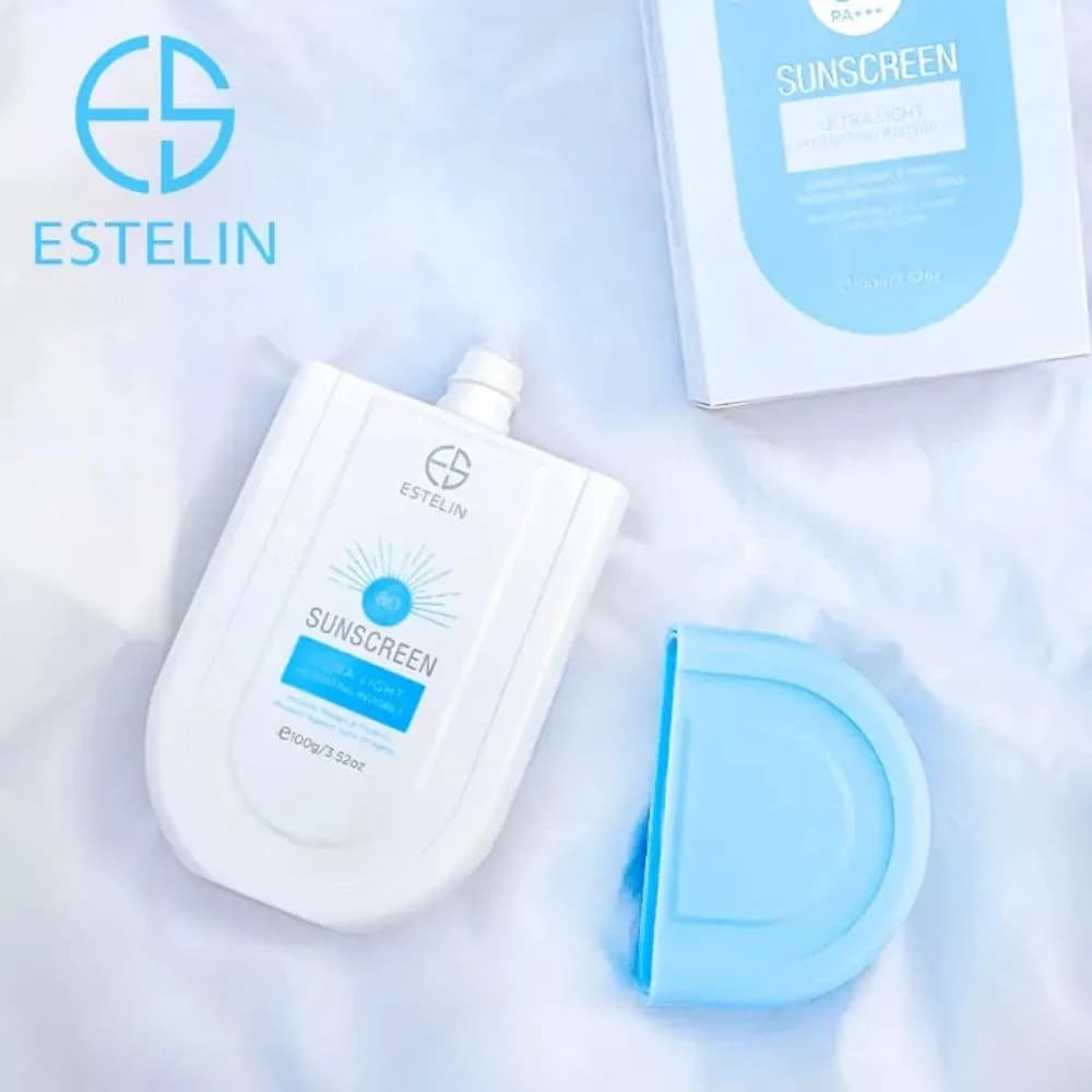 کرم ضدآفتاب استلین SPF80 بی رنگ 100 میل ا Sunscreen Estelin SPF80 — تصویر ۴