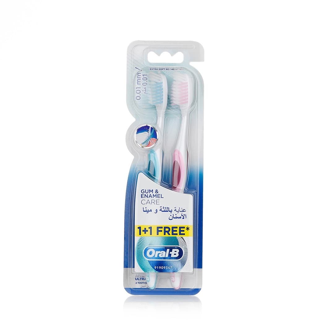 مسواک اورال-بی مدل Gum & Enamel Care بسته ۲ عددی — تصویر ۶