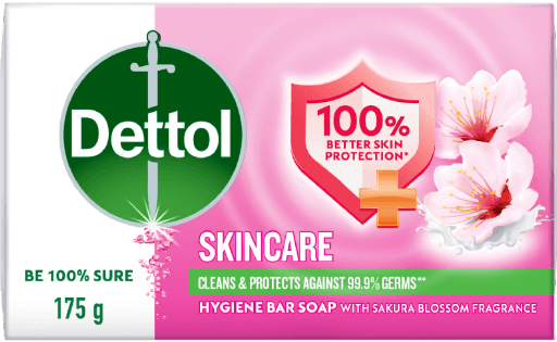 صابون ضد باکتری دتول مدل Skincare وزن 100 گرم