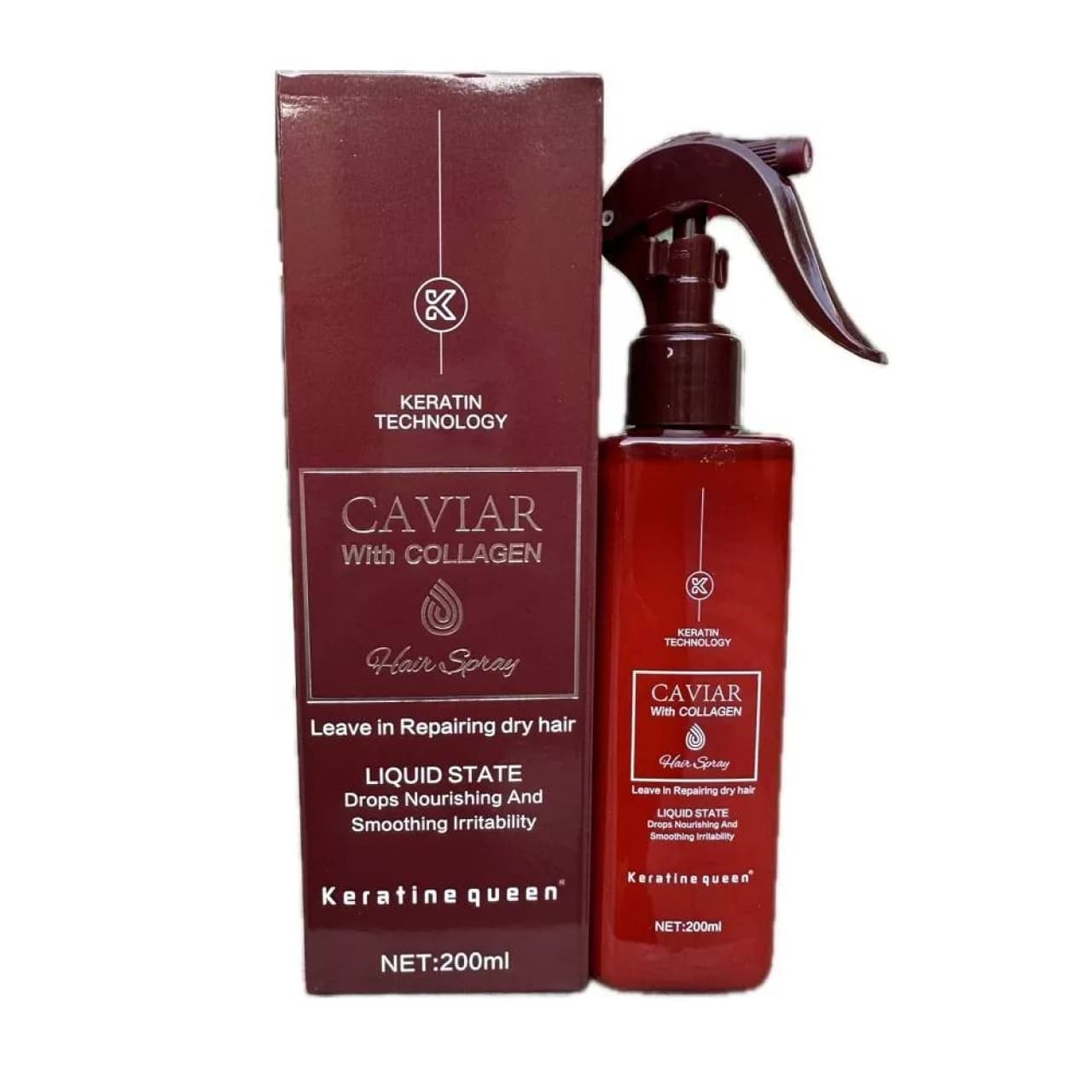 اسپری خاویار کراتین کوئین حجم 200 میلی لیتر ا Caviar Keratin Spray — تصویر ۳