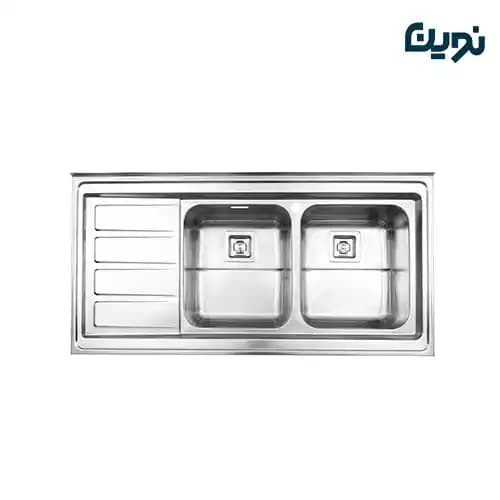 سینک ظرفشویی استیل البرز کد 764/52