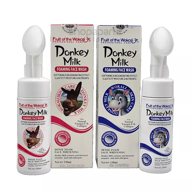 فوم شستشو صورت براش دار شیر الاغ ا Donkey Milk Brush Face Wash Foam — تصویر ۶