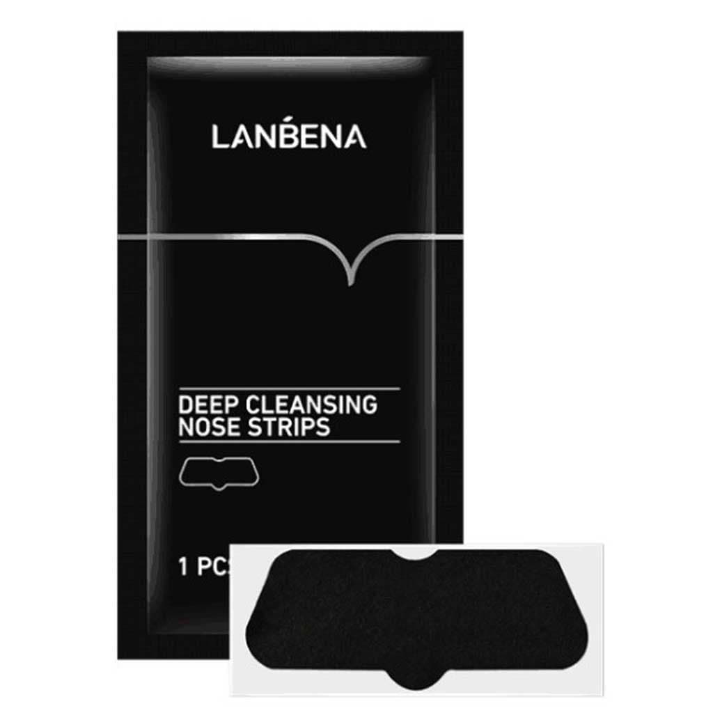 چسب بینی ورقه ای ذغال بامبو لانبنا ا Lanbana Bamboo Charcoal Sheet Nose Patch ‌