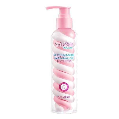 لوسیون نیکوتینامید مارشمالو سادور ا SADOER NICOTINAMIDE MARSHMALLOW BODY LOTION