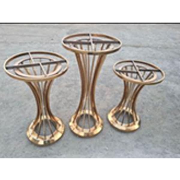 میز کمانی (آبکاری طلایی)
