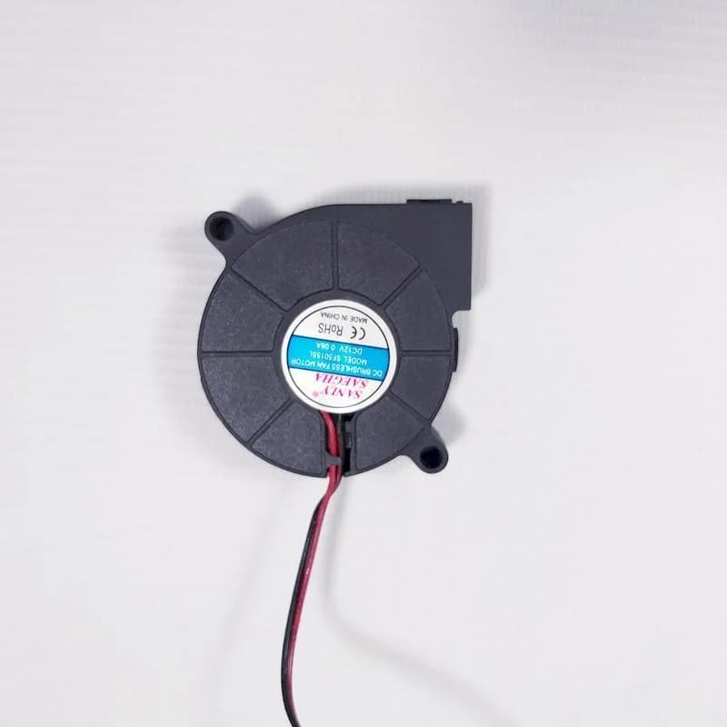 فن براشلس حلزونی 12v قطر 6.5cm (کوچک)