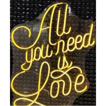 نئون پلکسی All you need is Love — تصویر ۳