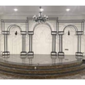 طاق کسری طرح ستونی