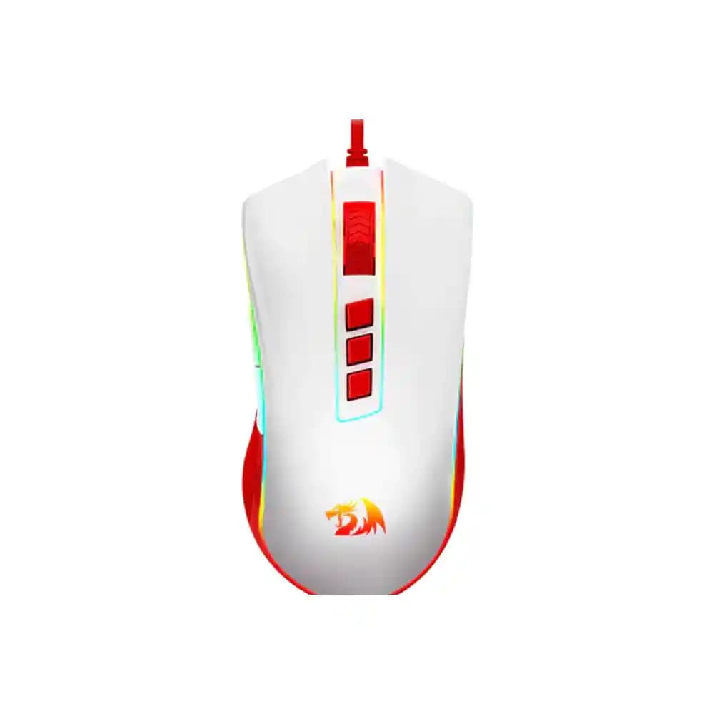 ماوس گیمینگ ردراگون Redragon COBRA M711C WHITE RED