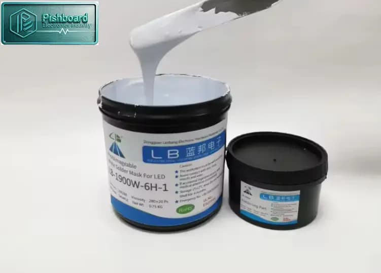 رنگ سفید یک کیلویی UV برند LB — تصویر ۴