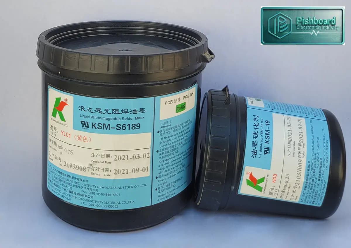 رنگ زرد فتوایمیج یک کیلویی برند KSM — تصویر ۵