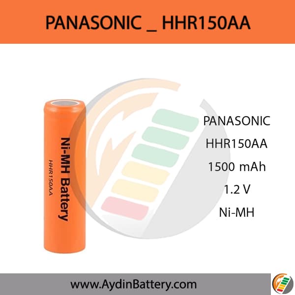 باتری قابل شارژ پاناسونیک PANASONIC-HHR150AA- 1500mAh