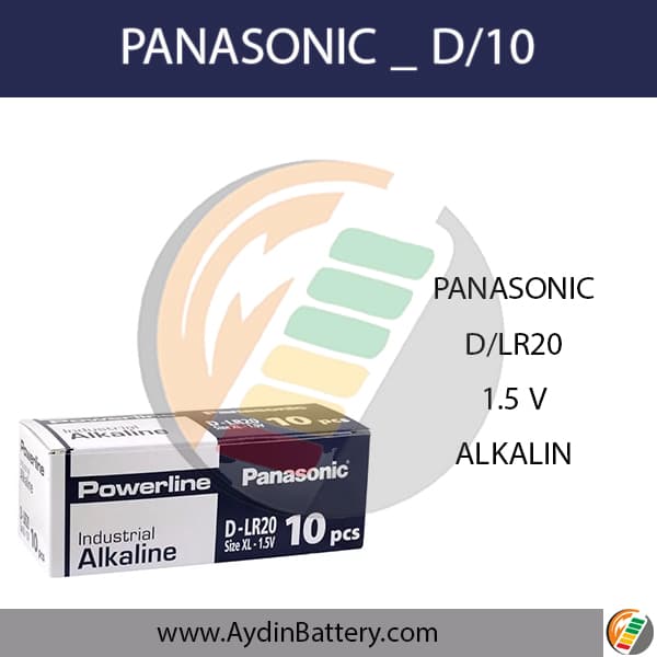 باتری سایزبزرگ آلکالاین پاناسونیک PANASONIC-D10
