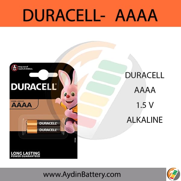 باتری آلکالاین دوراسل DURACELL-AAAA2