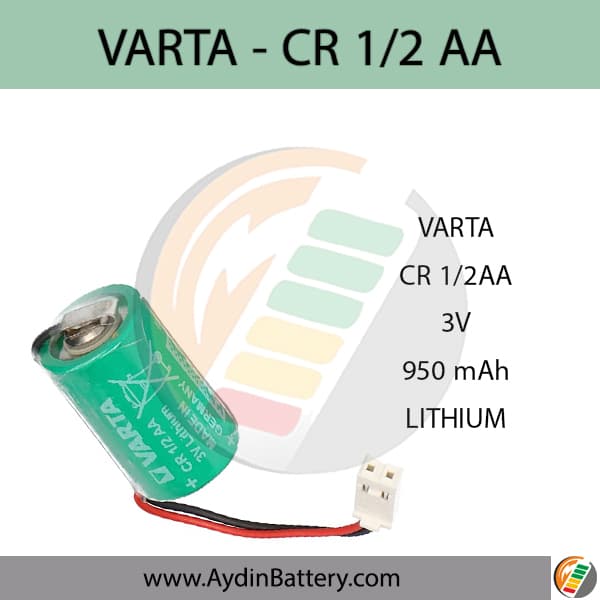 باتری لیتیومی اورجینال VARTA-CR 1/2 AA