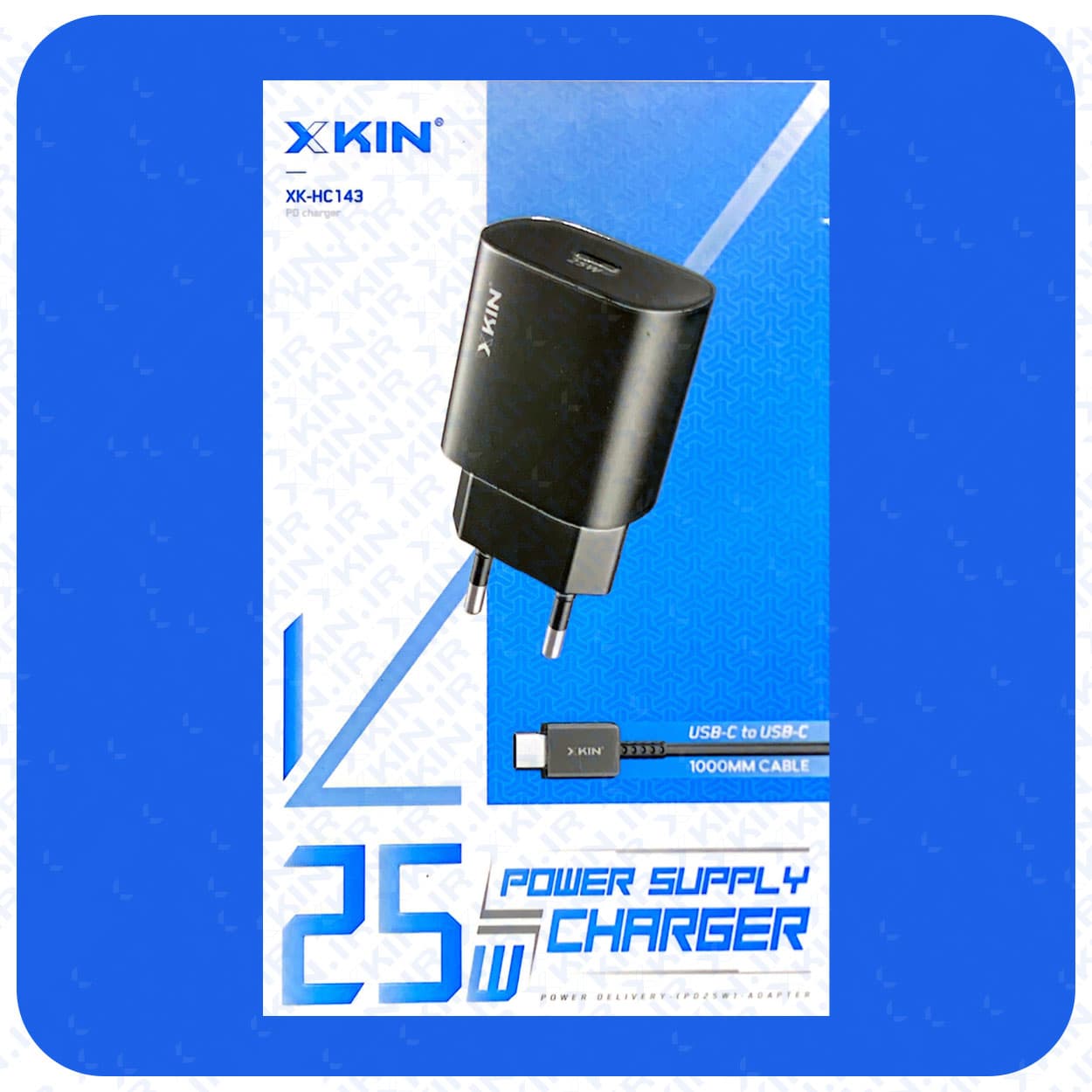 شارژر دیواری ایکس کین مدل X KIN XK-HC143 به همراه کابل XKIN — تصویر ۸