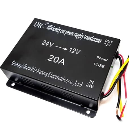 مبدل برق خودرو 24V To 12V 20A