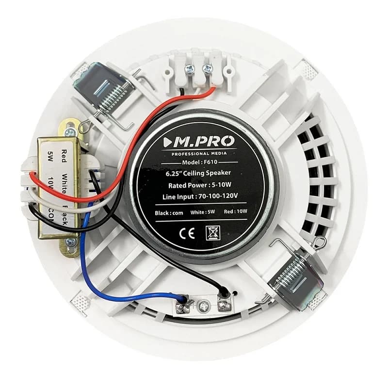 بلندگو سقفی توکار فریم لس MPRO F610 — تصویر ۳