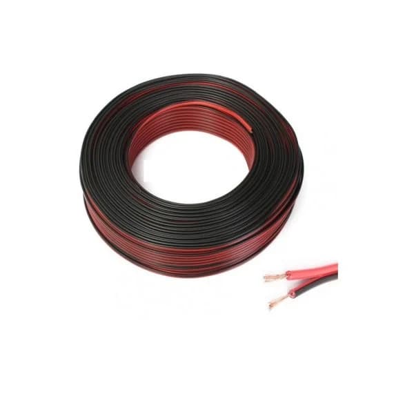 سیم دو رشته 2 در 0.5 آلیاژ مشکی قرمز