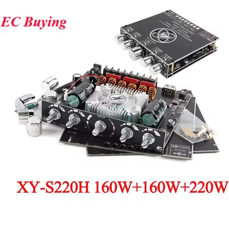 ماژول آمپلی فایر 2.1 کانال 2X160W + 220W مدل XY-S220H — تصویر ۱۱
