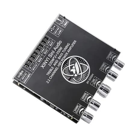 ماژول آمپلی فایر 2 کاناله 220 وات + ساب ووفر 350 وات مدل XY-S350H — تصویر ۸