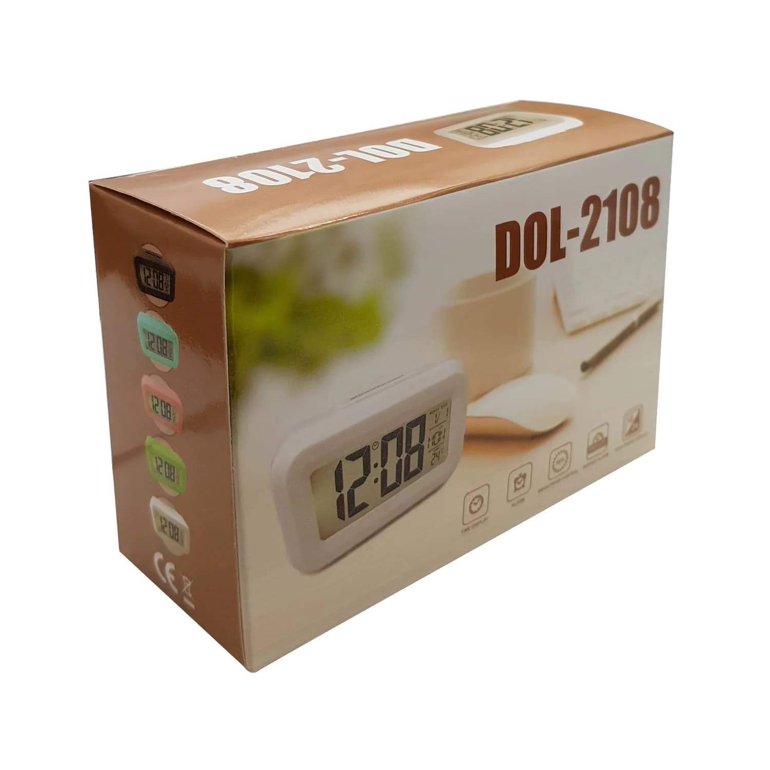 دماسنج و ساعت دیجیتالی DOL-2108 — تصویر ۳