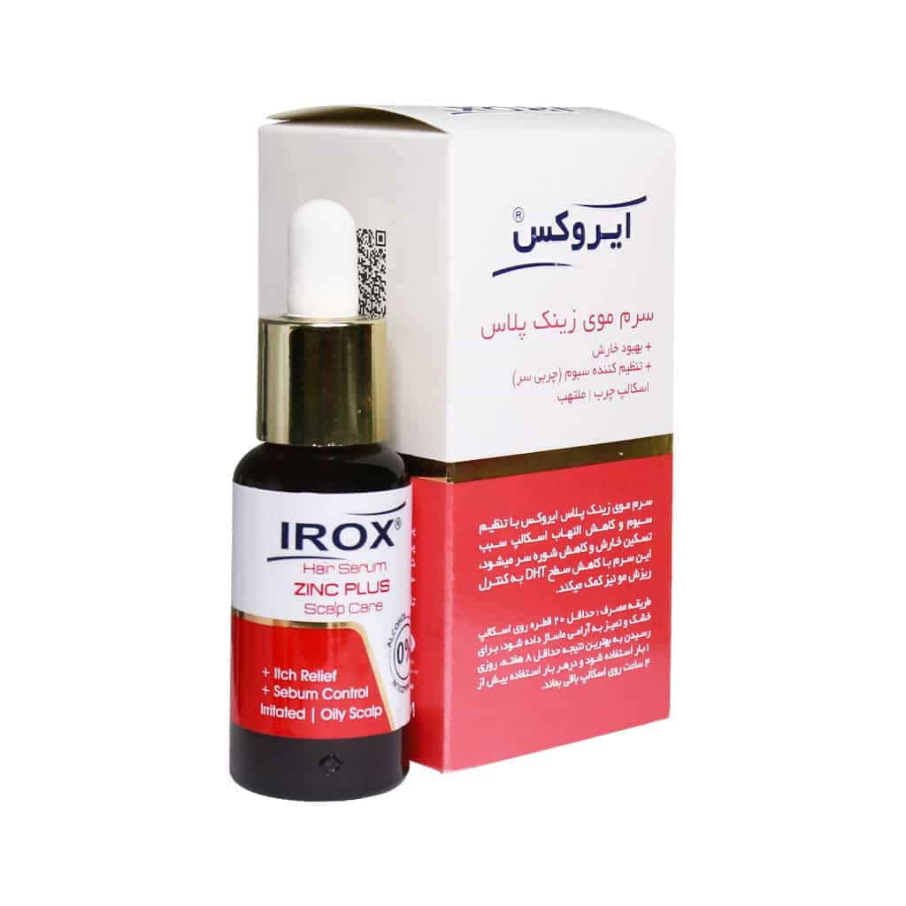 سرم موی زینک پلاس ایروکس (30 میل)