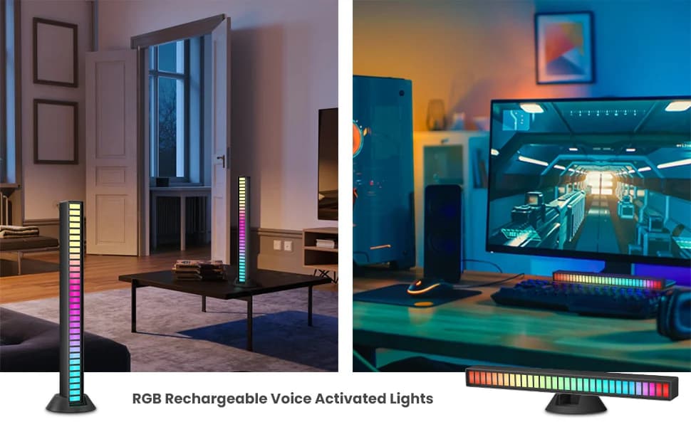 چراغ موسیقی اکولایزر RGB ۳۲ بیتی — تصویر ۸