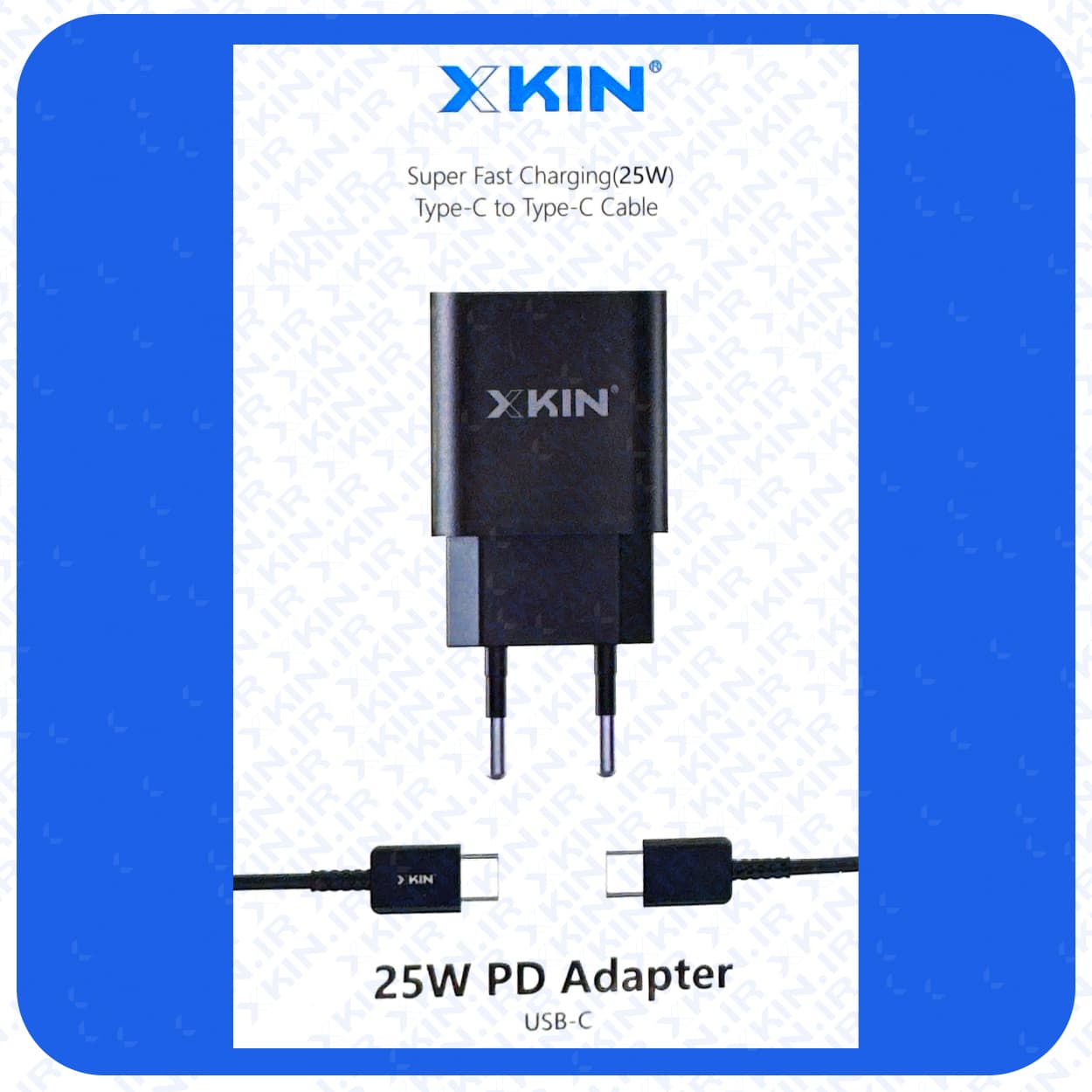 شارژر دیواری ایکس کین مدل XKIN XK-HC70 به همراه کابل Type-C — تصویر ۸