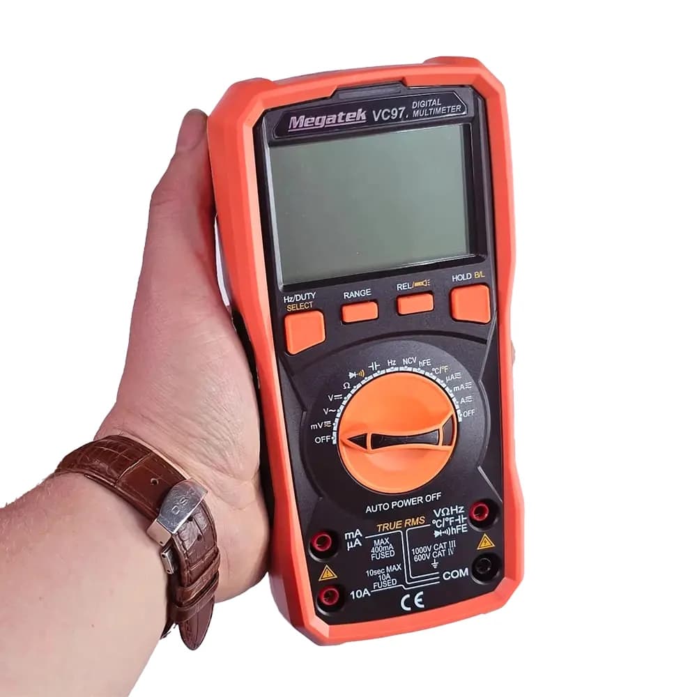مولتی متر دیجیتال مگاتک مدل MEGATEK VC97 — تصویر ۱۲