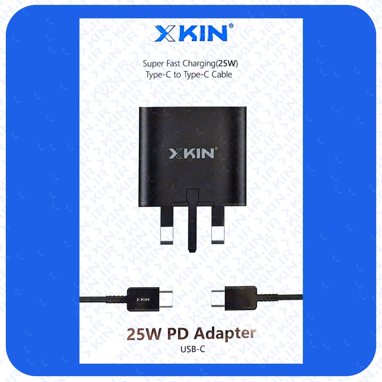 شارژر دیواری ایکس کین مدل X KIN XK-HC68 به همراه کابل Type-C — تصویر ۸